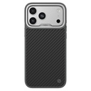 Apple iPhone 17 Pro Max Uyumlu Kılıf M-safe Şarj Özellikli O-Ring Kajsa Carbon Fiber Serisi Kapak