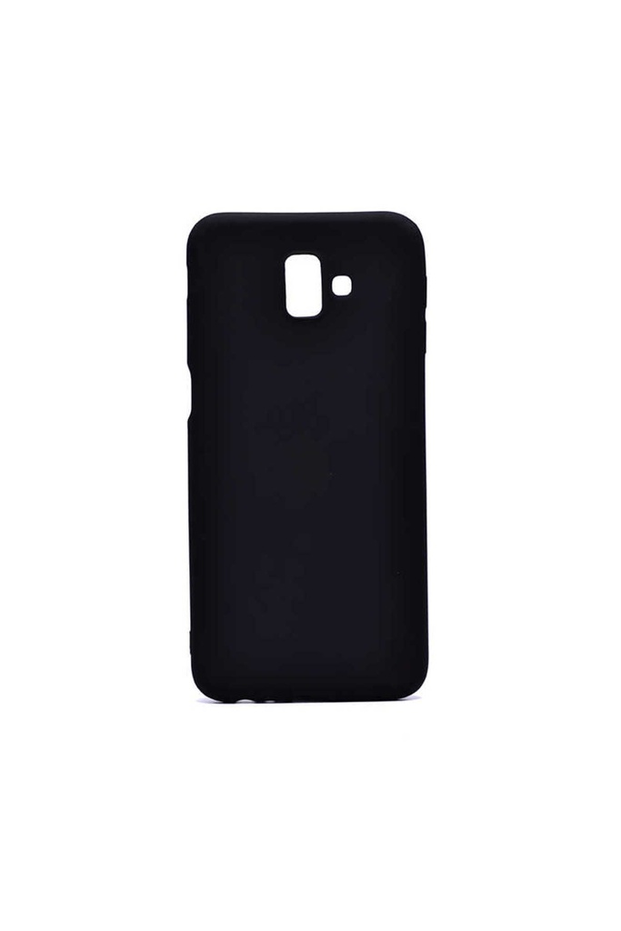 [RNZ-TA15799] Samsung Galaxy J6 Plus Uyumlu Kılıf Zore Premier Silikon Kapak (Siyah)