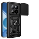 Xiaomi Redmi Note 15 Pro Uyumlu Kılıf Magnetik Standlı Kamera Korumalı Zore Sürgülü Vega Kapak