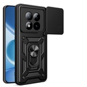 Xiaomi Redmi Note 15 Pro Plus Uyumlu Kılıf Magnetik Standlı Kamera Korumalı Zore Sürgülü Vega Kapak