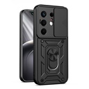 Tecno Camon 50 Kılıf Magnetik Standlı Kamera Korumalı Zore Sürgülü Vega Kapak