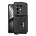 Tecno Camon 50 Uyumlu Kılıf Magnetik Standlı Kamera Korumalı Zore Sürgülü Vega Kapak