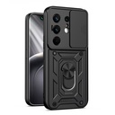 Tecno Camon 50 Pro Kılıf Magnetik Standlı Kamera Korumalı Zore Sürgülü Vega Kapak