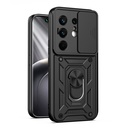 Tecno Camon 50 Pro Kılıf Magnetik Standlı Kamera Korumalı Zore Sürgülü Vega Kapak