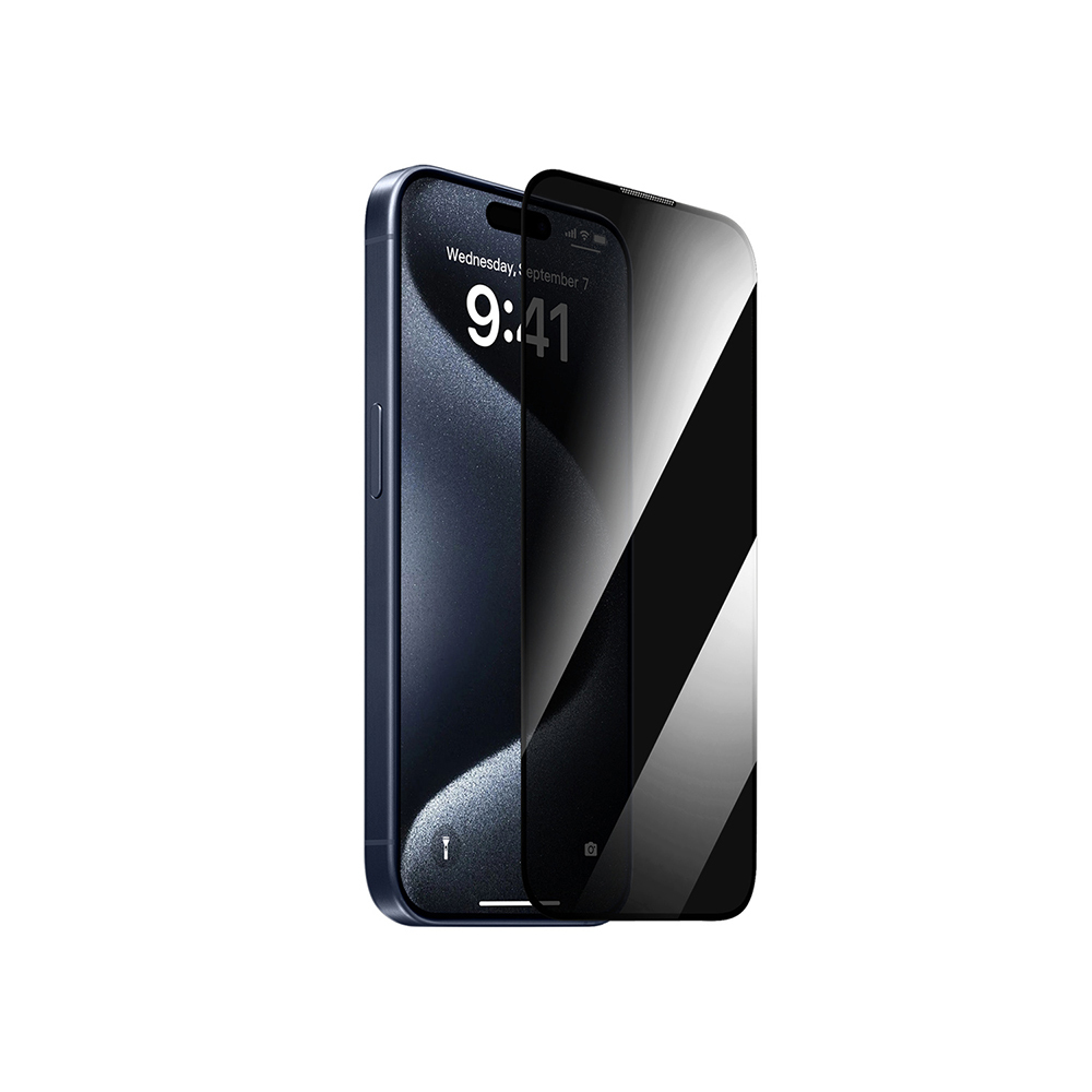 [RNZ-TA132173] Apple iPhone 13 Pro Max Uyumlu Wiwu GT-011 Anti-Bakteriyel Özellikli Polimer Oleofobik Kaplama Temperli Privacy Cam Ekran Koruyucu