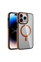 Apple iPhone 14 Pro Max Uyumlu Kılıf M-safe Şarj Özellikli Mat Görünümlü Zore Solo Kapak