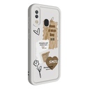 Samsung Galaxy A20 Uyumlu Kılıf Kamera Korumalı Baskılı Arka Yüzey Zore Klas Kapak