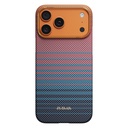 Apple iPhone 17 Pro Uyumlu Kılıf M-safe Şarj Özellikli Aramid Fiber Pitaka Sunset 2.0 California Dream Serisi Kapak