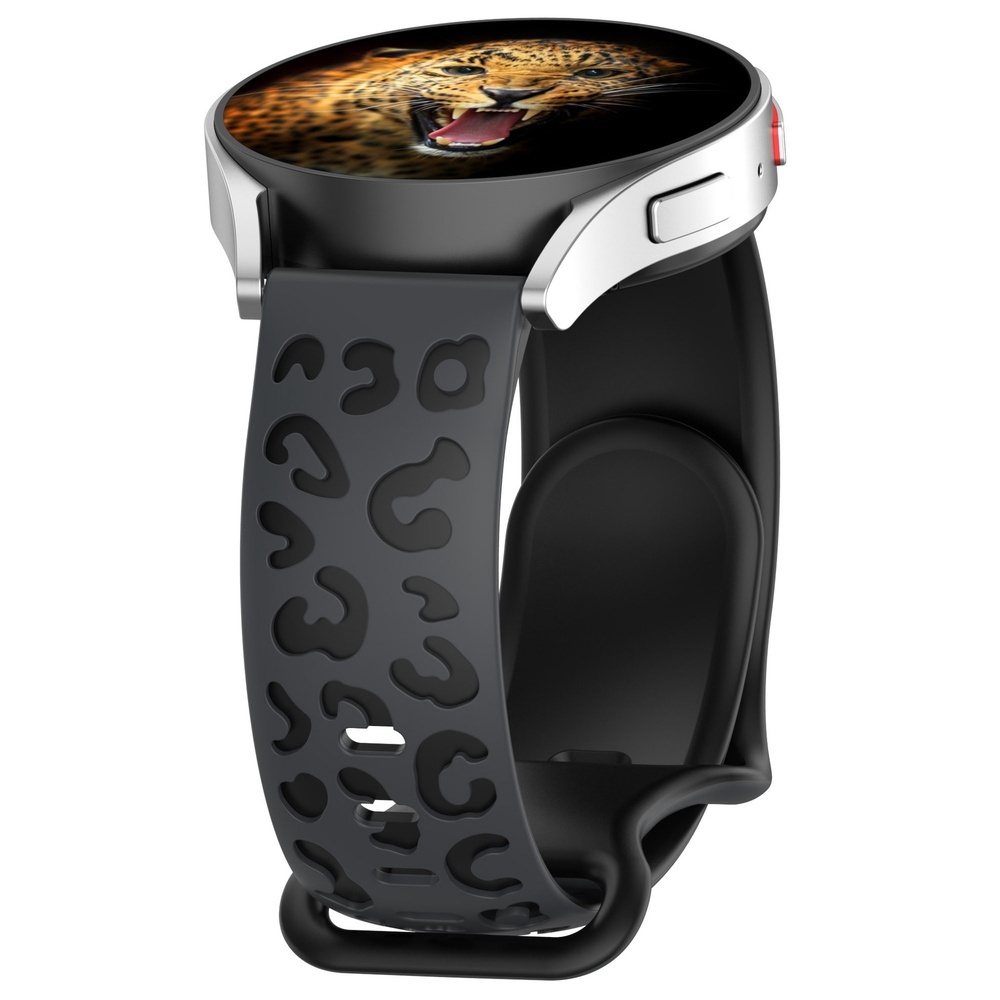 [RNZ-TA135160] Samsung Galaxy Watch 42mm Uyumlu Zore KRD-140 20mm Silikon Kordon Strap Kayış (Siyah)