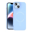 Apple iPhone 14 Uyumlu Kılıf M-Safe Şarj Özellikli Kamera Korumalı Zore Elio Sert PC Kapak