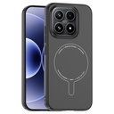 Xiaomi 17 Uyumlu Kılıf M-Safe Şarj Özellikli Kamera Korumalı Zore Elio Sert PC Kapak