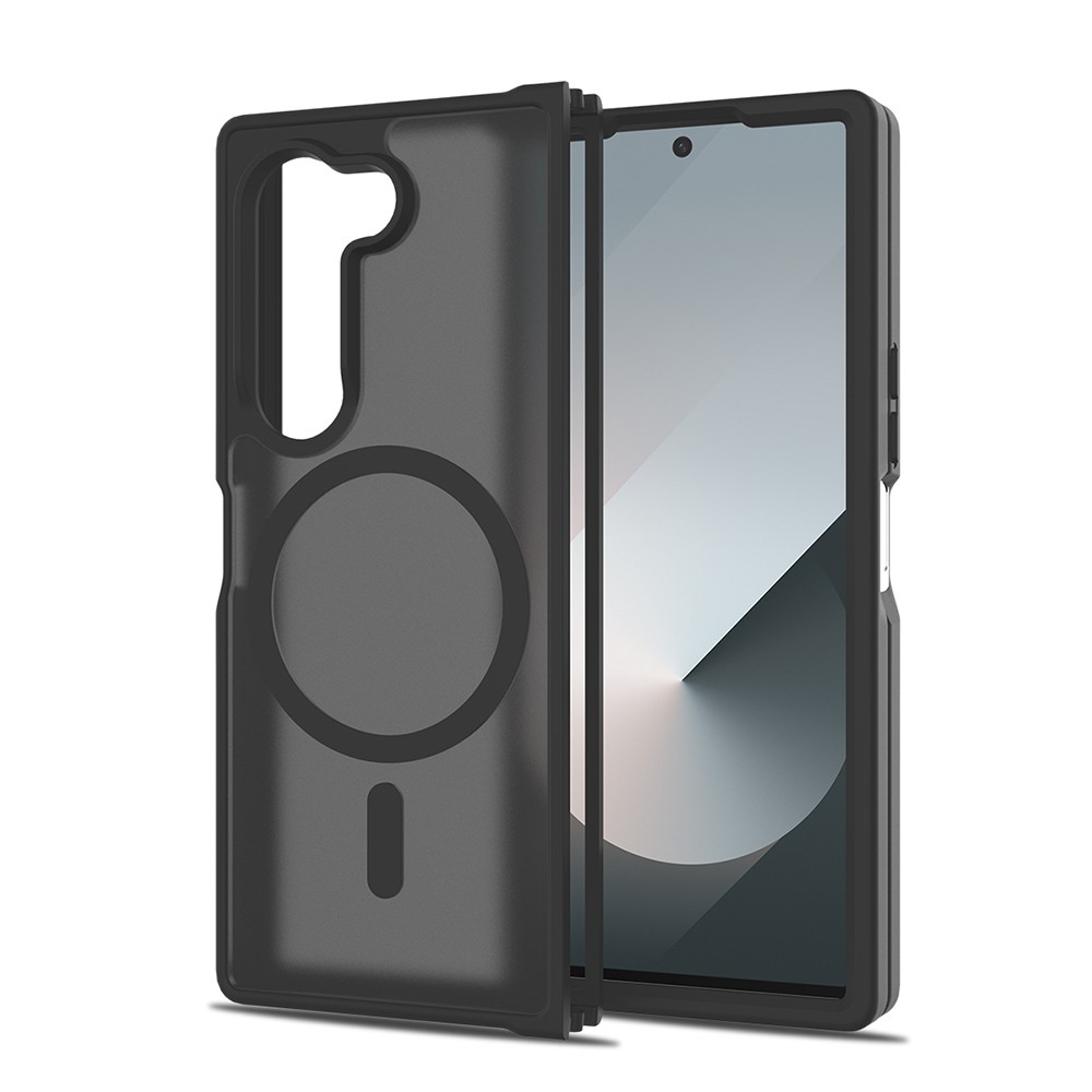 [RNZ-TA134764] Samsung Galaxy Z Fold 6 Uyumlu Kılıf M-Safe Şarj Özellikli Kamera Korumalı Zore Lunex Kapak
