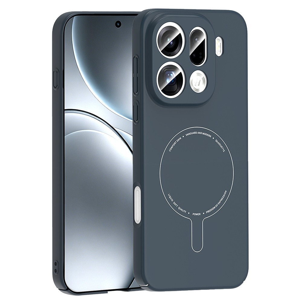 Oppo Find X9 Pro Uyumlu Kılıf M-Safe Şarj Özellikli Kamera Korumalı Zore Elio Sert PC Kapak