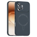 Honor 600 5G Uyumlu Kılıf M-Safe Şarj Özellikli Kamera Korumalı Zore Elio Sert PC Kapak