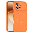 Honor 600 5G Kılıf M-Safe Şarj Özellikli Kamera Korumalı Zore Elio Sert PC Kapak