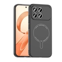 Xiaomi Poco F8 Pro Uyumlu Kılıf M-Safe Şarj Özellikli Kamera Korumalı Zore Elio Sert PC Kapak