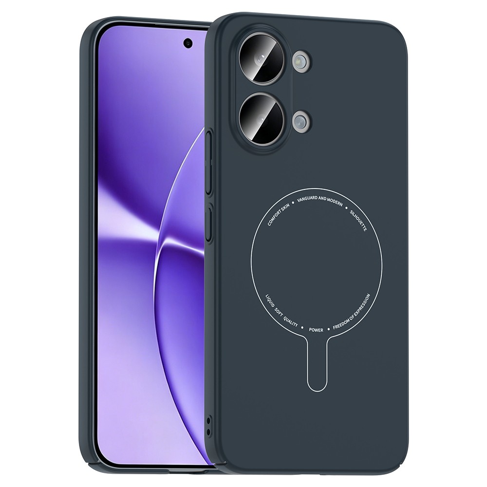 Xiaomi Poco X8 Pro Max Uyumlu Kılıf M-Safe Şarj Özellikli Kamera Korumalı Zore Elio Sert PC Kapak