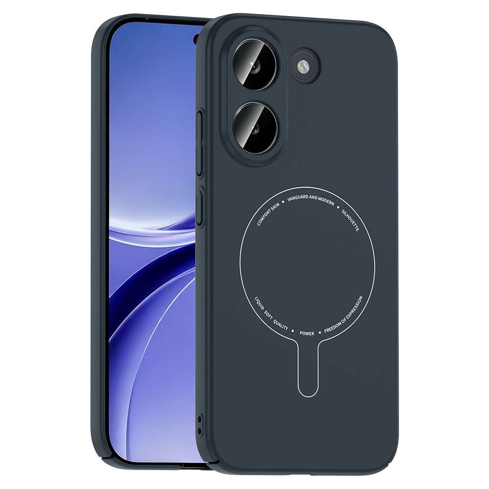Xiaomi Poco X8 Pro Uyumlu Kılıf M-Safe Şarj Özellikli Kamera Korumalı Zore Elio Sert PC Kapak