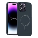 Apple iPhone 14 Pro Max Uyumlu Kılıf M-Safe Şarj Özellikli Kamera Korumalı Zore Elio Sert PC Kapak