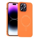 Apple iPhone 14 Pro Max Uyumlu Kılıf M-Safe Şarj Özellikli Kamera Korumalı Zore Elio Sert PC Kapak