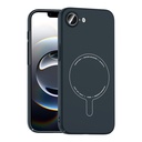 Apple iPhone 16E Uyumlu Kılıf M-Safe Şarj Özellikli Kamera Korumalı Zore Elio Sert PC Kapak