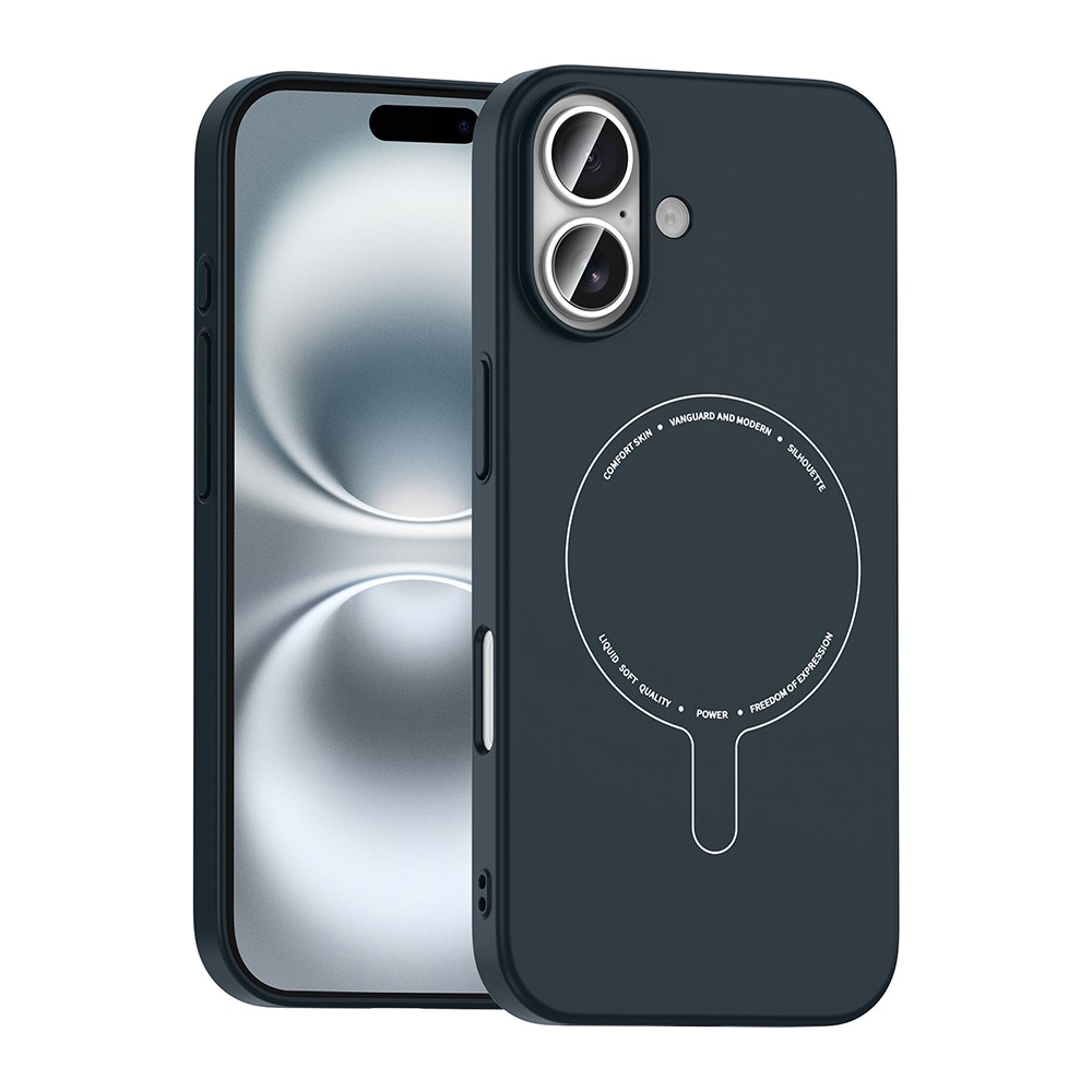Apple iPhone 17 Uyumlu Kılıf M-Safe Şarj Özellikli Kamera Korumalı Zore Elio Sert PC Kapak