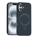 Apple iPhone 17 Uyumlu Kılıf M-Safe Şarj Özellikli Kamera Korumalı Zore Elio Sert PC Kapak