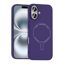 Apple iPhone 17 Uyumlu Kılıf M-Safe Şarj Özellikli Kamera Korumalı Zore Elio Sert PC Kapak