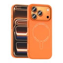 Apple iPhone 17 Pro Uyumlu Kılıf M-Safe Şarj Özellikli Kamera Korumalı Zore Elio Sert PC Kapak