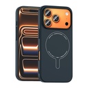 Apple iPhone 17 Pro Max Uyumlu Kılıf M-Safe Şarj Özellikli Kamera Korumalı Zore Elio Sert PC Kapak