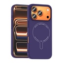 Apple iPhone 17 Pro Max Uyumlu Kılıf M-Safe Şarj Özellikli Kamera Korumalı Zore Elio Sert PC Kapak