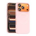 Apple iPhone 17 Pro Max Uyumlu Kılıf M-Safe Şarj Özellikli Kamera Korumalı Zore Elio Sert PC Kapak