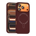 Apple iPhone 17 Pro Max Uyumlu Kılıf M-Safe Şarj Özellikli Kamera Korumalı Zore Elio Sert PC Kapak