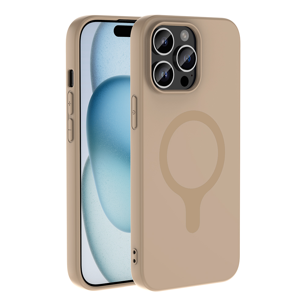 Apple iPhone 14 Pro Max Uyumlu Kılıf M-Safe Şarj Özellikli Zore Aris Silikon Kapak