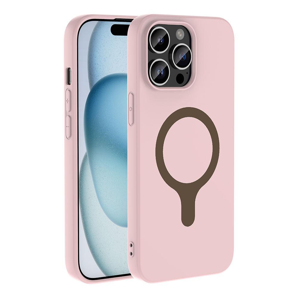 Apple iPhone 14 Pro Max Uyumlu Kılıf M-Safe Şarj Özellikli Zore Aris Silikon Kapak