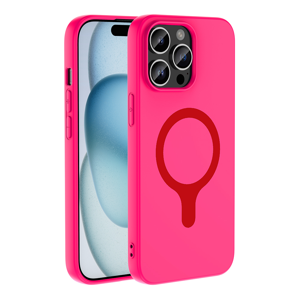 Apple iPhone 14 Pro Max Uyumlu Kılıf M-Safe Şarj Özellikli Zore Aris Silikon Kapak