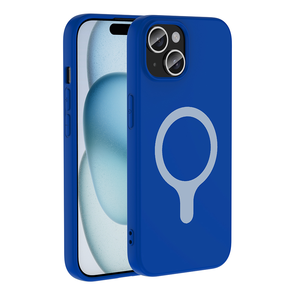 Apple iPhone 15 Uyumlu Kılıf M-Safe Şarj Özellikli Zore Aris Silikon Kapak
