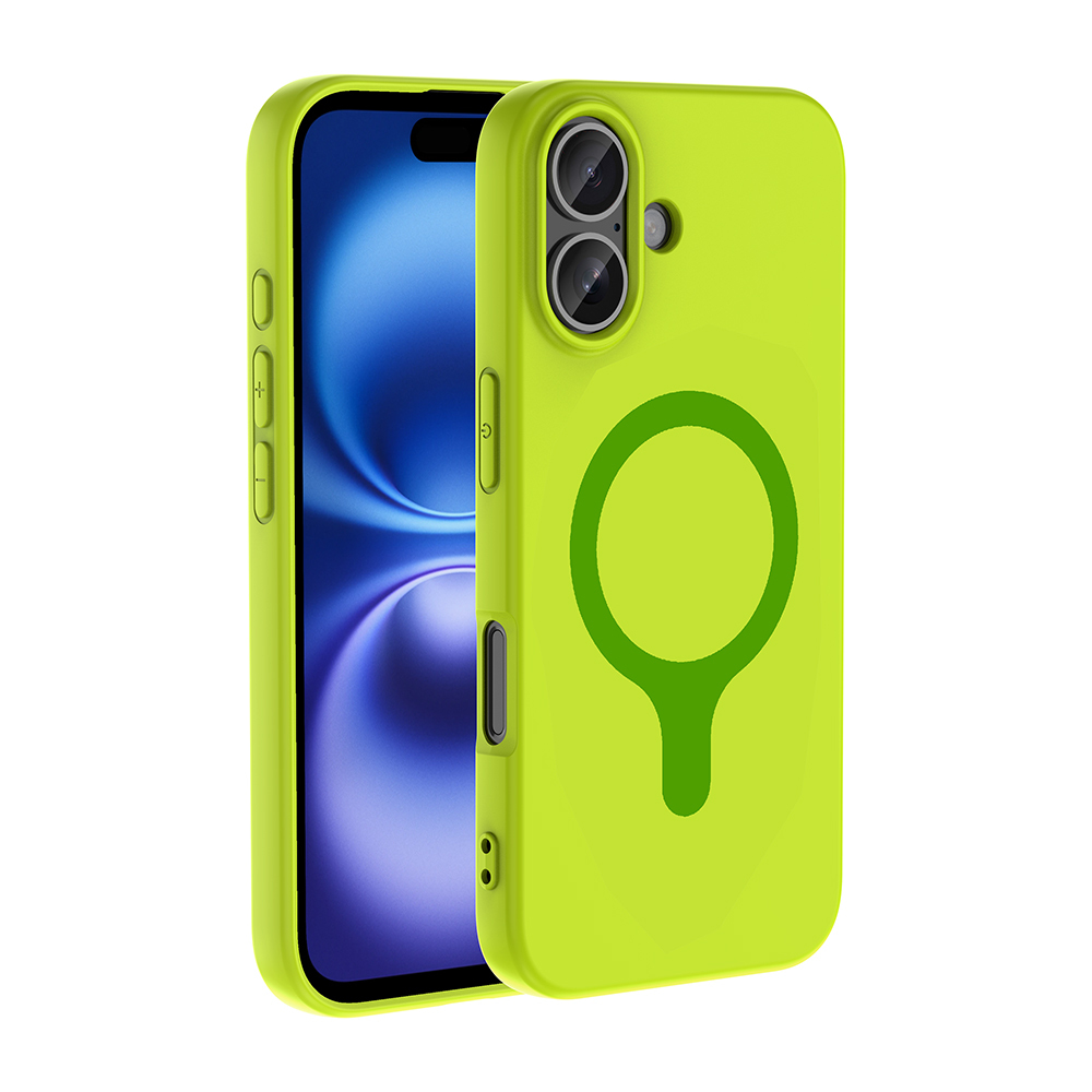 Apple iPhone 16 Uyumlu Kılıf M-Safe Şarj Özellikli Zore Aris Silikon Kapak
