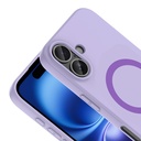 Apple iPhone 16 Uyumlu Kılıf M-Safe Şarj Özellikli Zore Aris Silikon Kapak