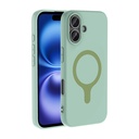 Apple iPhone 16 Uyumlu Kılıf M-Safe Şarj Özellikli Zore Aris Silikon Kapak
