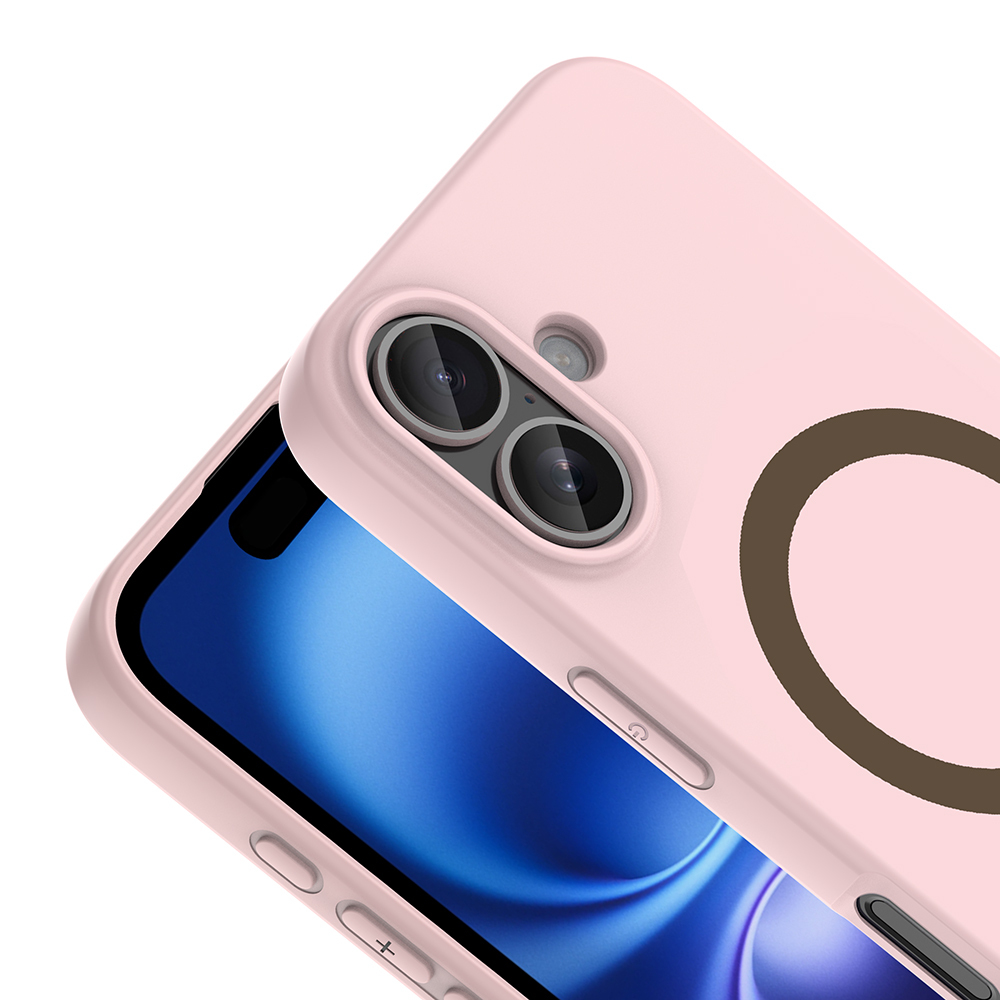 Apple iPhone 16 Uyumlu Kılıf M-Safe Şarj Özellikli Zore Aris Silikon Kapak