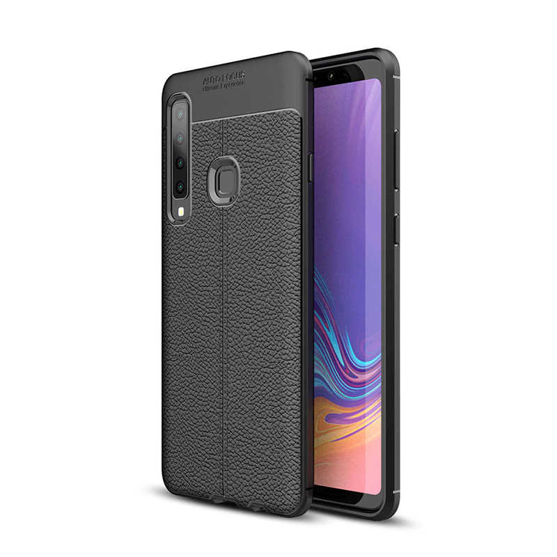 [RNZ-TA16127] Samsung Galaxy A9 2018 Uyumlu Kılıf Zore Niss Silikon Kapak (Siyah)