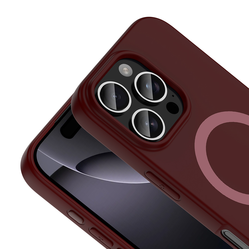 Apple iPhone 16 Pro Max Uyumlu Kılıf M-Safe Şarj Özellikli Zore Aris Silikon Kapak