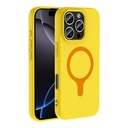 Apple iPhone 16 Pro Max Uyumlu Kılıf M-Safe Şarj Özellikli Zore Aris Silikon Kapak