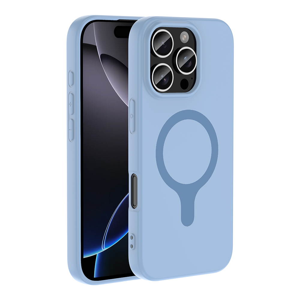 Apple iPhone 16 Pro Max Uyumlu Kılıf M-Safe Şarj Özellikli Zore Aris Silikon Kapak