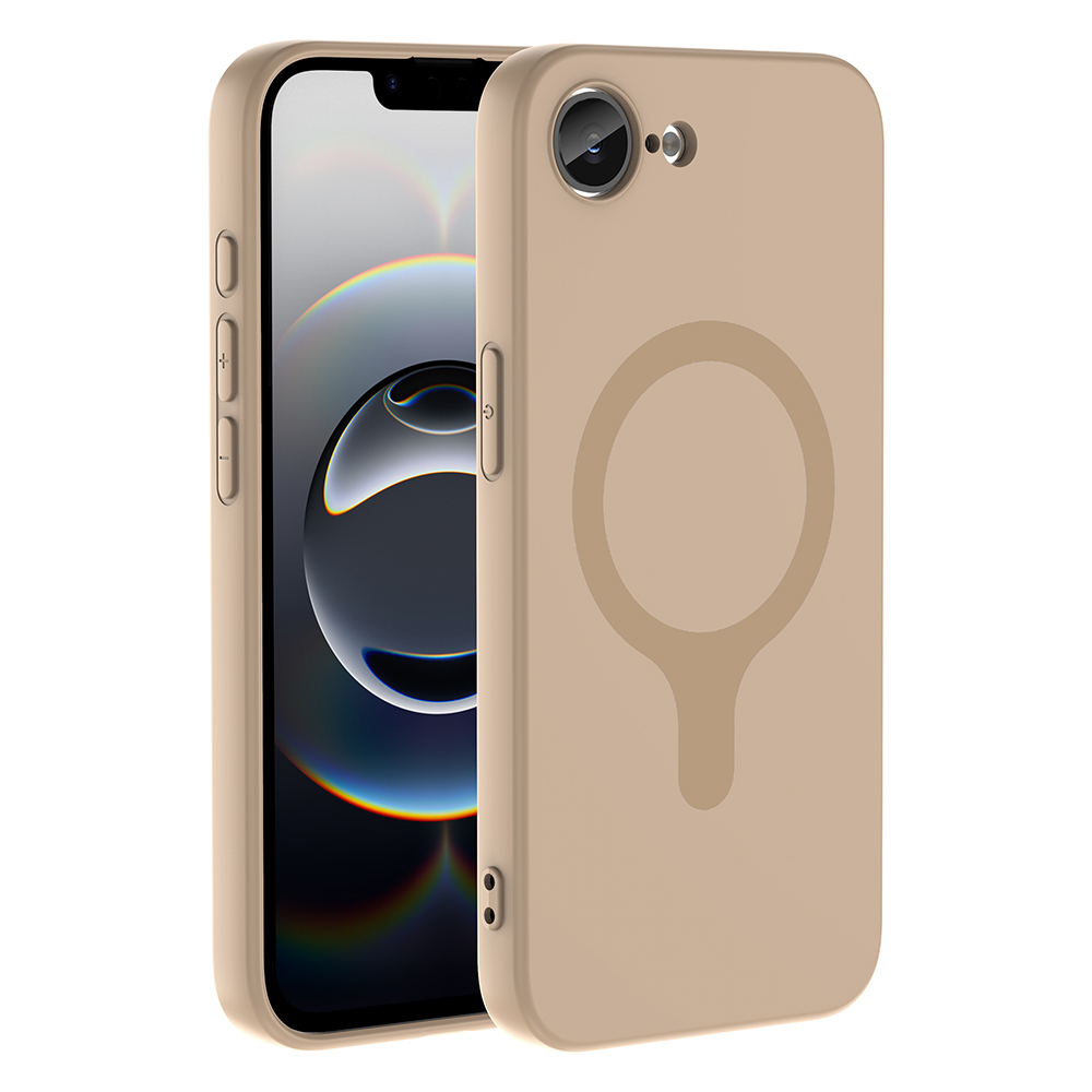 Apple iPhone 16E Uyumlu Kılıf M-Safe Şarj Özellikli Zore Aris Silikon Kapak