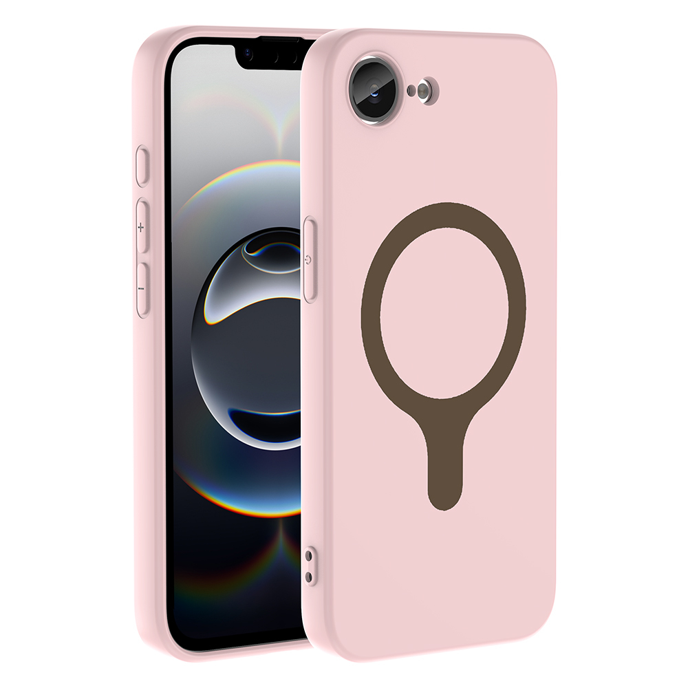 Apple iPhone 16E Uyumlu Kılıf M-Safe Şarj Özellikli Zore Aris Silikon Kapak