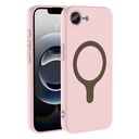 Apple iPhone 16E Uyumlu Kılıf M-Safe Şarj Özellikli Zore Aris Silikon Kapak