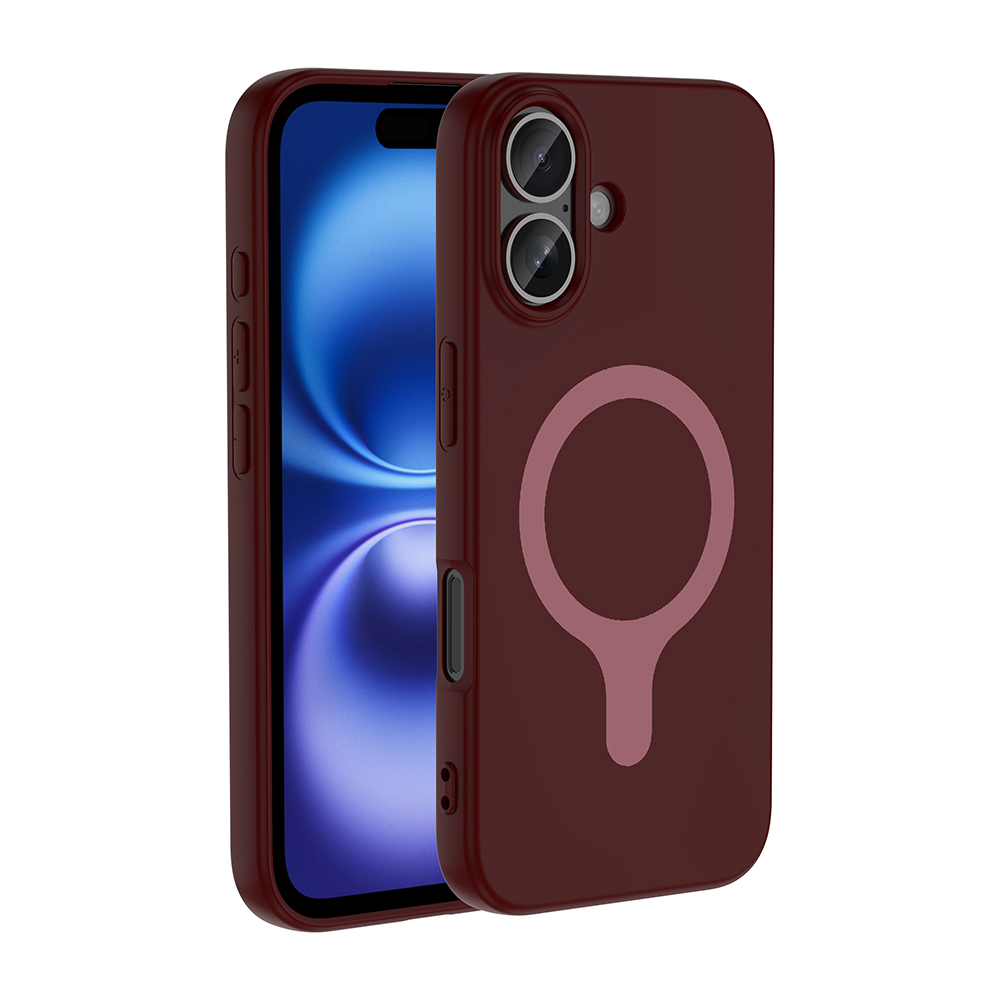Apple iPhone 17 Uyumlu Kılıf M-Safe Şarj Özellikli Zore Aris Silikon Kapak