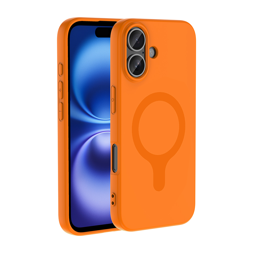 Apple iPhone 17 Uyumlu Kılıf M-Safe Şarj Özellikli Zore Aris Silikon Kapak